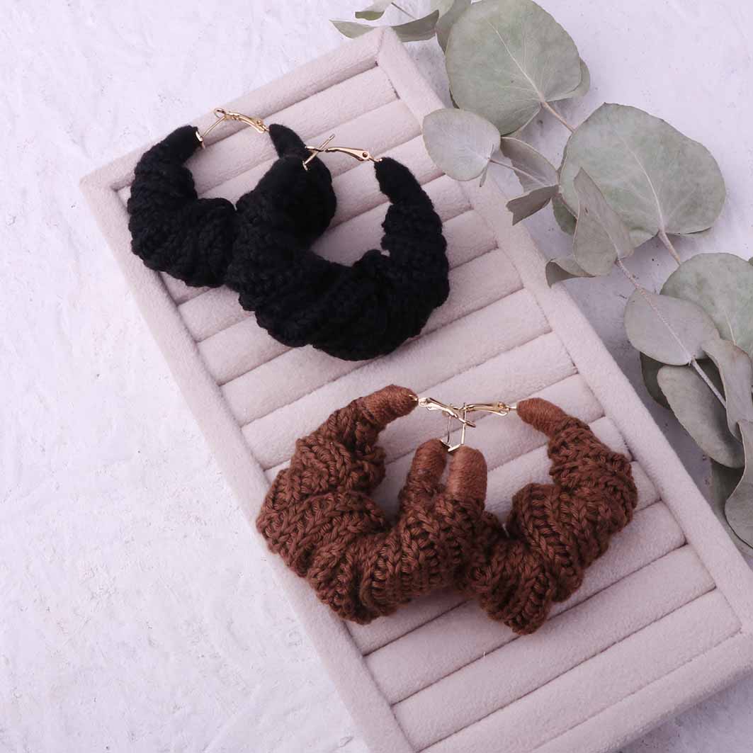 گوشواره حلقه ای زمستونی