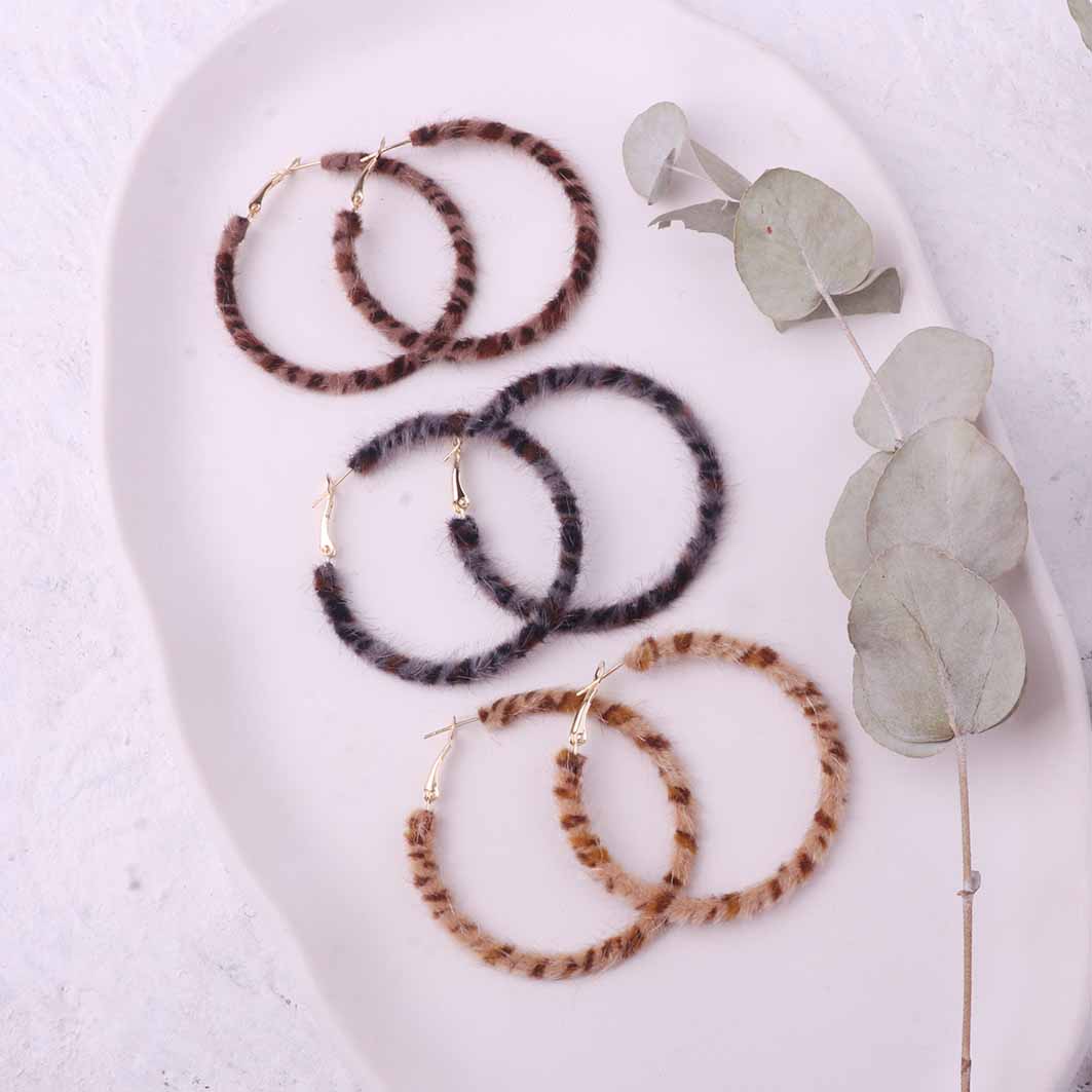 گوشواره حلقه ای زمستونی