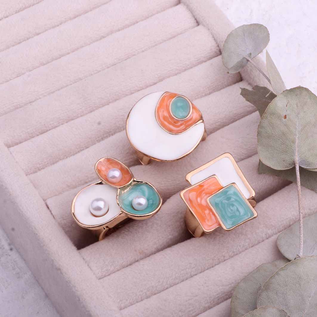 انگشتر میناکاری فری سایز