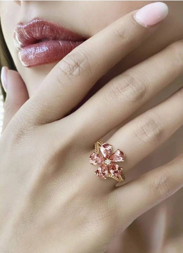 انگشتر گل ژوپینگ